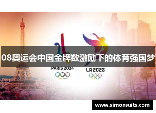 08奥运会中国金牌数激励下的体育强国梦